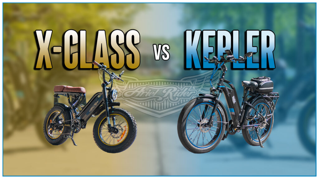 Ariel Rider XClass vs Ariel Rider Kepler Battle of the 52V ebikes